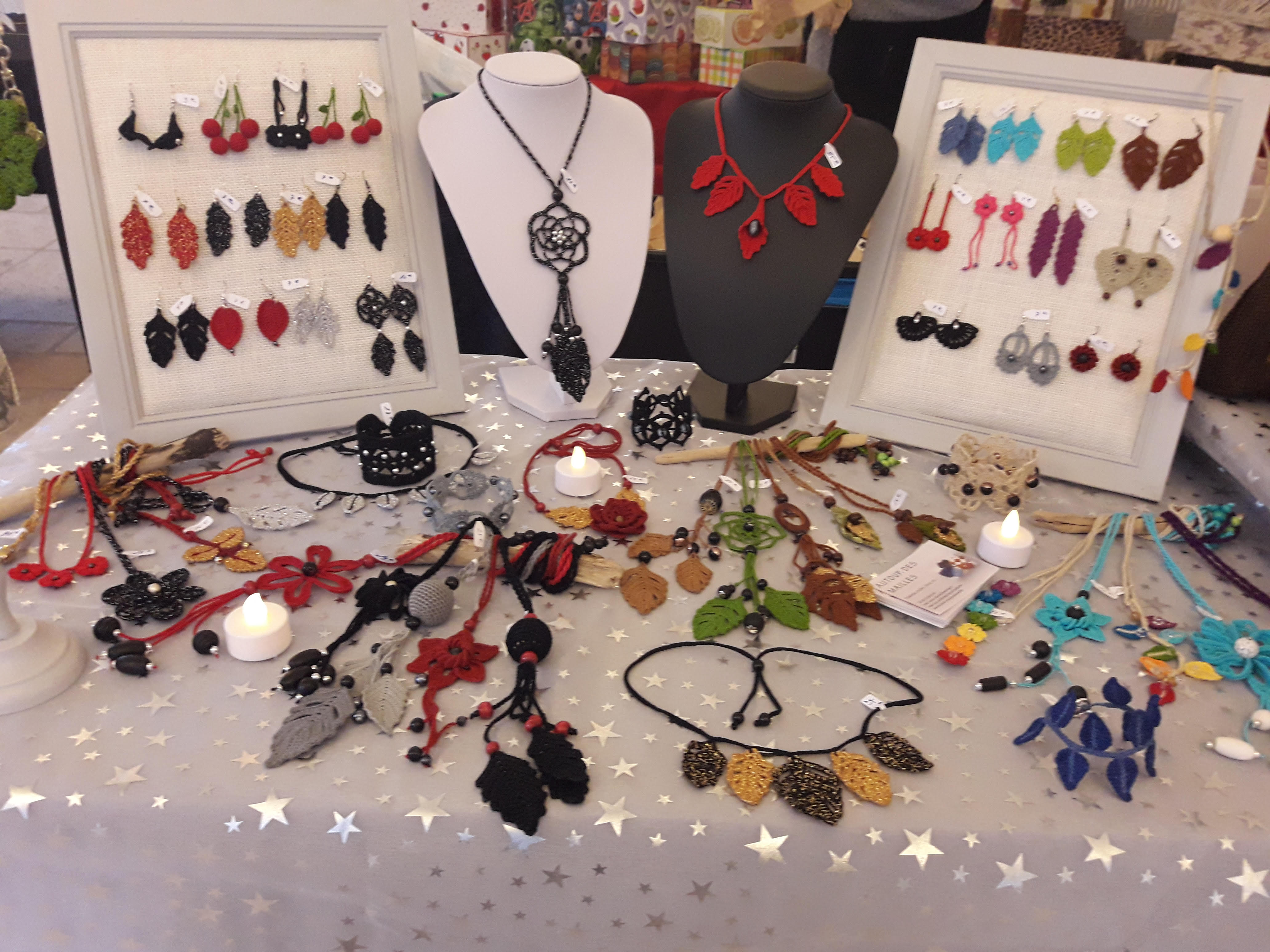 Stand de marché de Noël